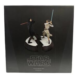 Star Wars The Force Awakens Disney Parks EXCLUSIVE 10” Kylo Ren and Rey Figurine